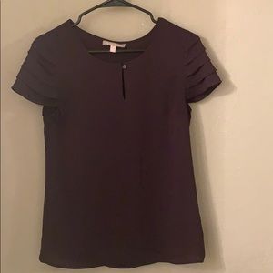 Banana Republic dark purple top